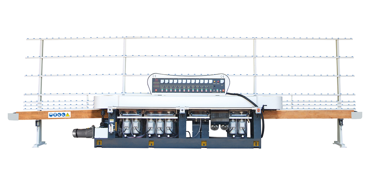 11 máquina de borde lineal de vidrio del motor