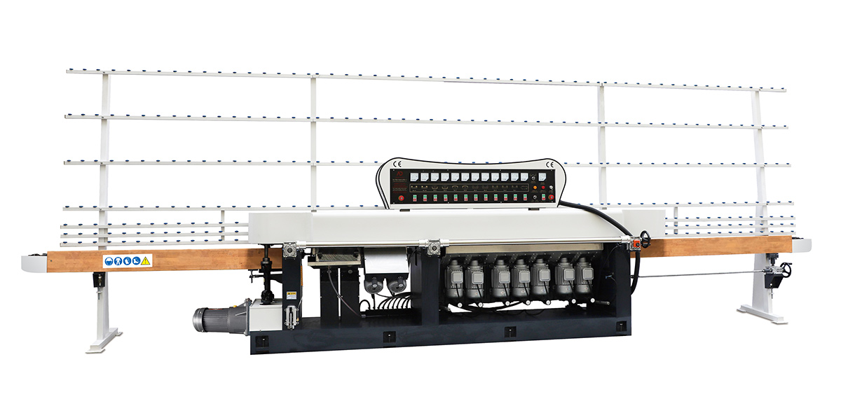 Máquina de borde de vidrio lineal de 10 motores
